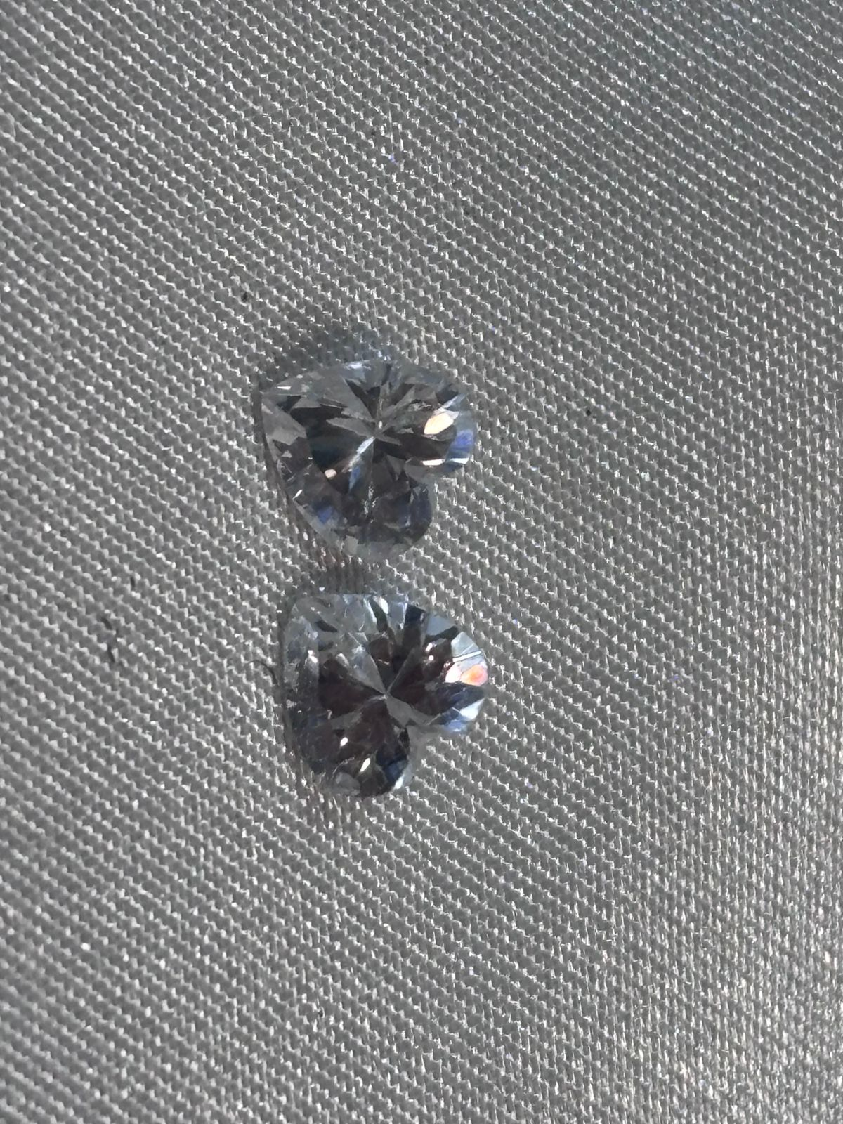 Zirconia Incolora Corazón