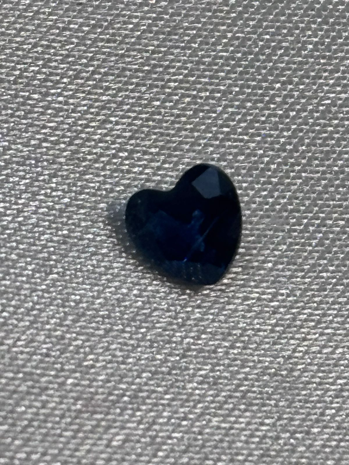 Zafiro Azul Marino Corazón