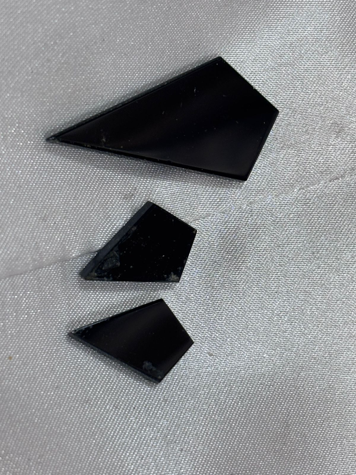 Ónix negro cabujón oval