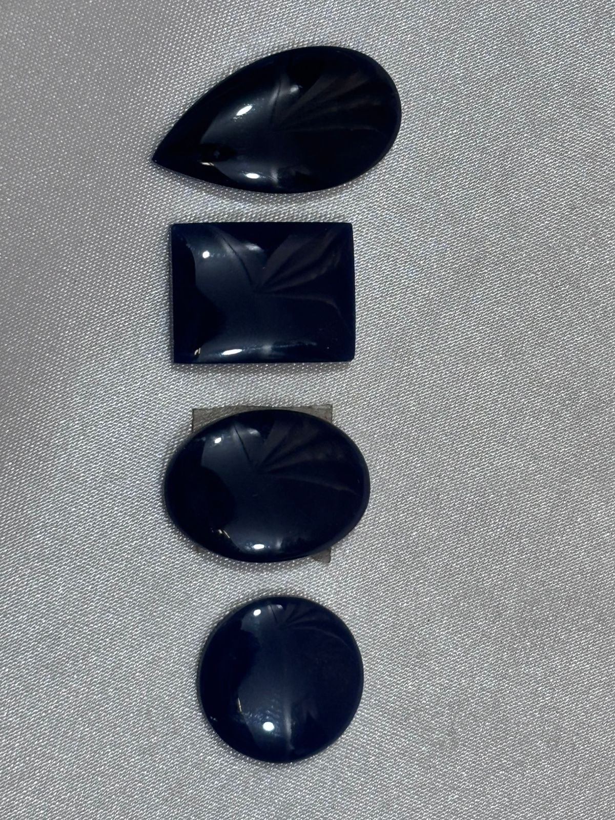 Ágata azul oscuro
