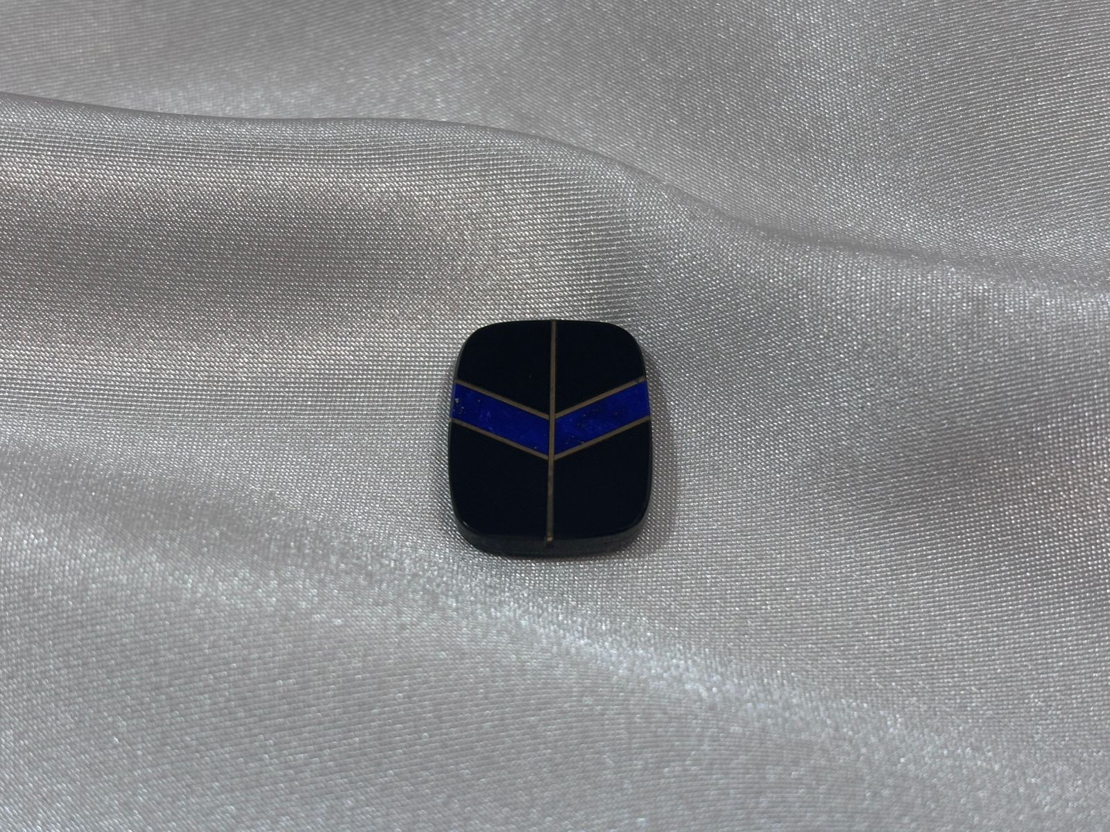 Ónix Negro con Lapislázuli