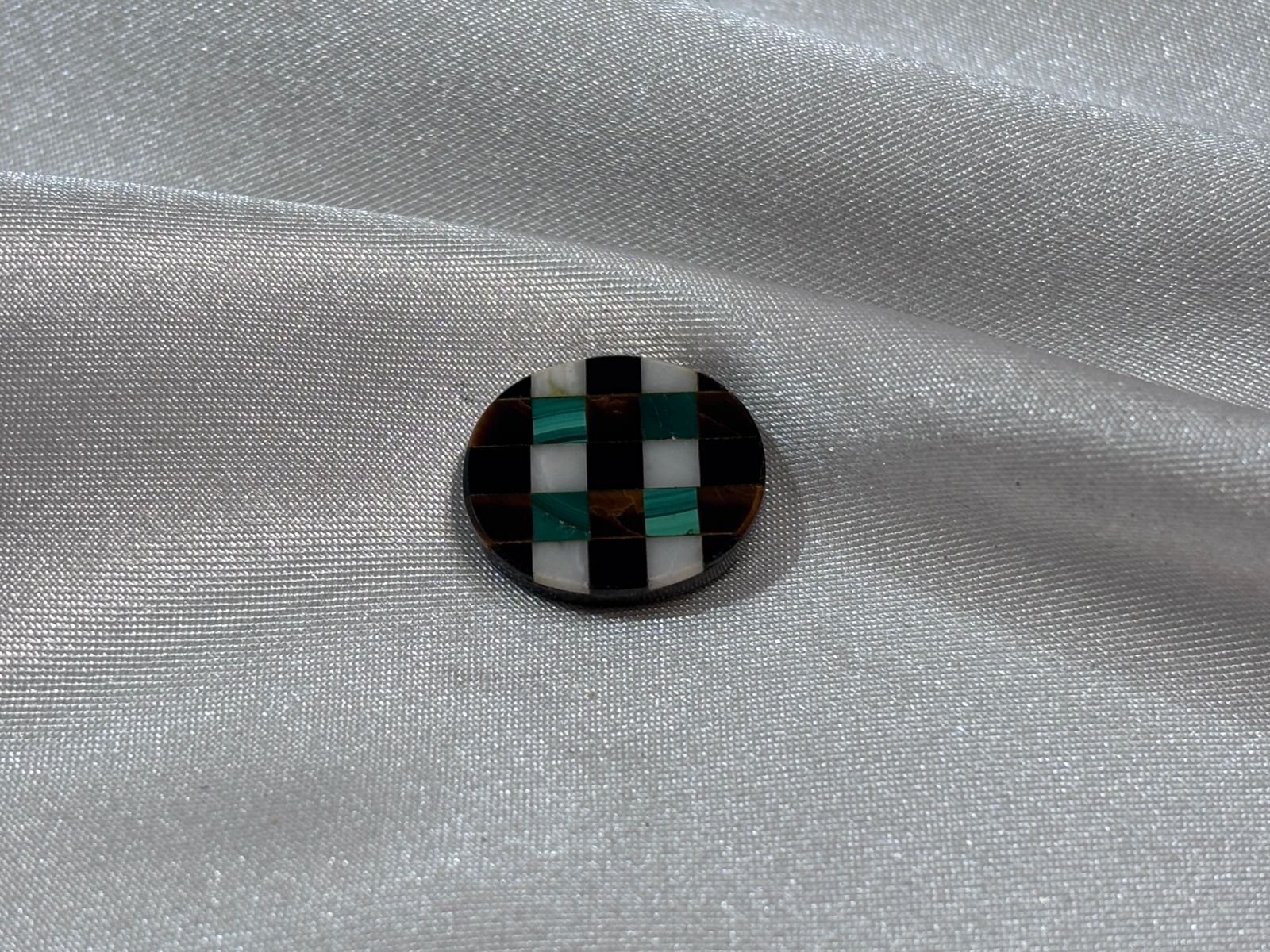 Mosaico de Malaquita, Nácar y Ojo de Tigre