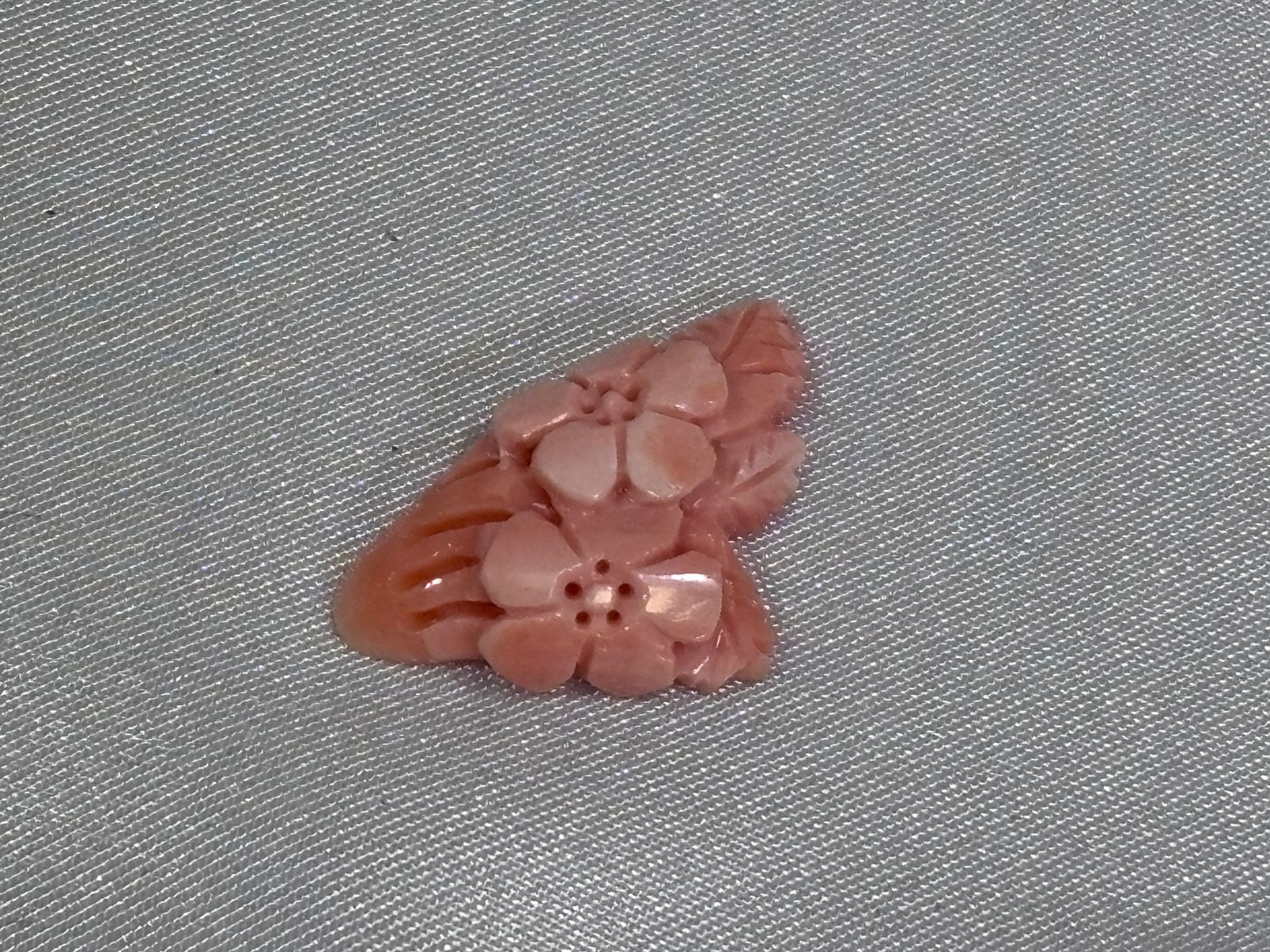 Coral Rosa Tallado